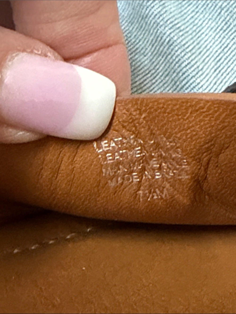 Tory Burch Cognac Leather Logo Slide Mules - Picture 6 of 6